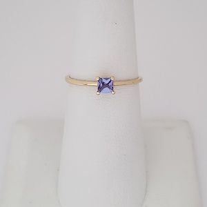 14K Yellow Gold Stacking Ring 7